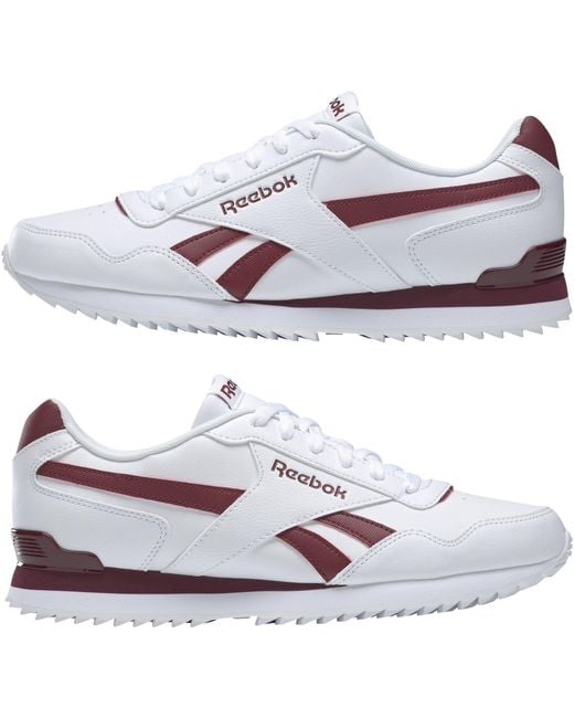 Reebok White Glide Ripple Clip Trainers for men