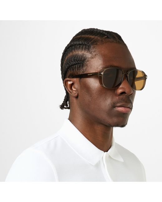 Tom Ford Brown Rosco Sunglasses for men