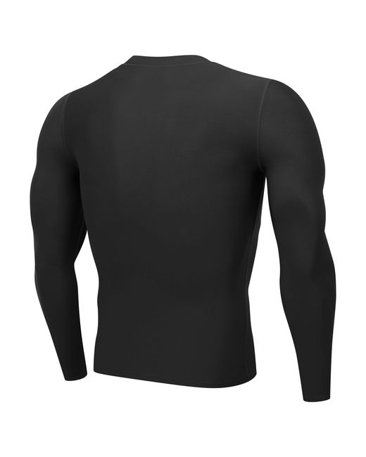 ATAK Sports Black Atak Compression Long Sleeve Top Senior for men