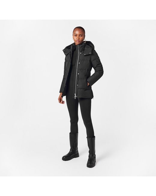 Moose Knuckles Black Cloud Coat Quilted Jacket