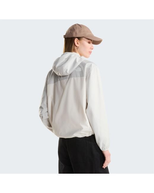 The North Face White Tnf Nuketo Wind Jacket