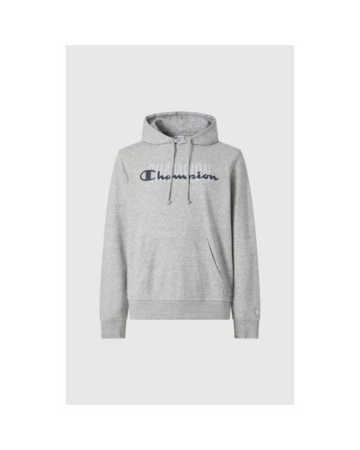 Champion Gray Overhead Hoodie for men