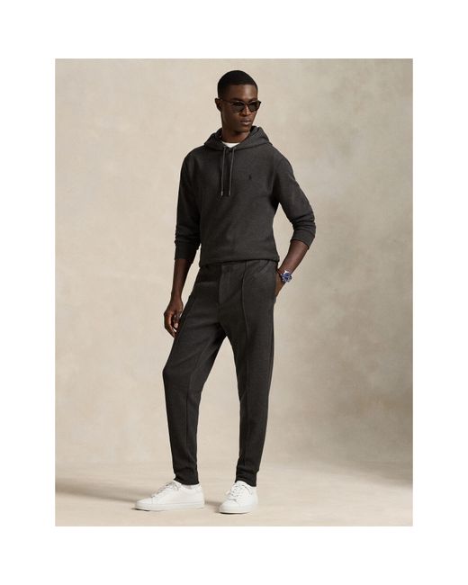 Polo Ralph Lauren Gray Luxetech Closed Hem Fleece Joggers for men
