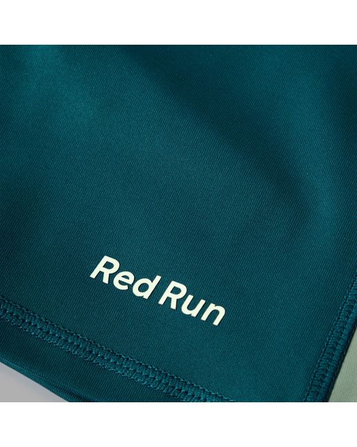Red Run Green Skyline Cycling Shorts