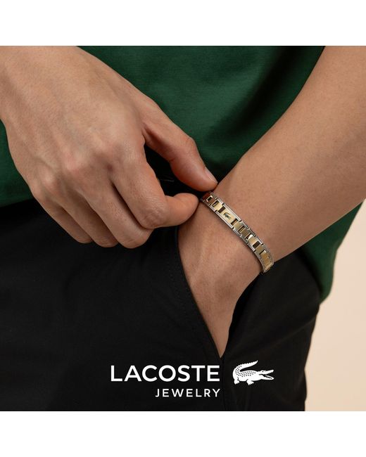 Lacoste Metallic Metropole Edge Bracelet for men
