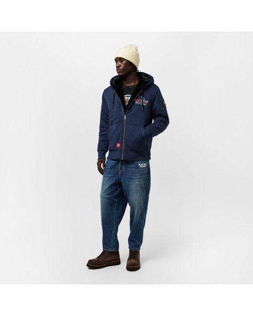 Moose Knuckles Blue X Evisu Classic Bunny for men