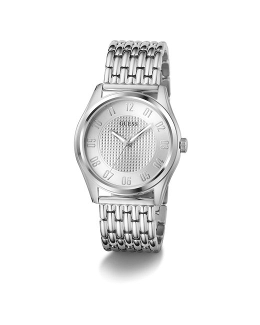 Guess Metallic Tate Analogue Quartz Watch for men