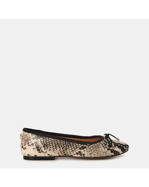 Steve Madden Natural Blossoms Snake Patterned Flats