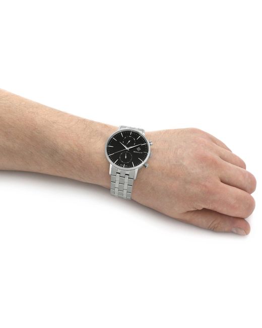Gant Black Steel Analogue Quartz Watch for men