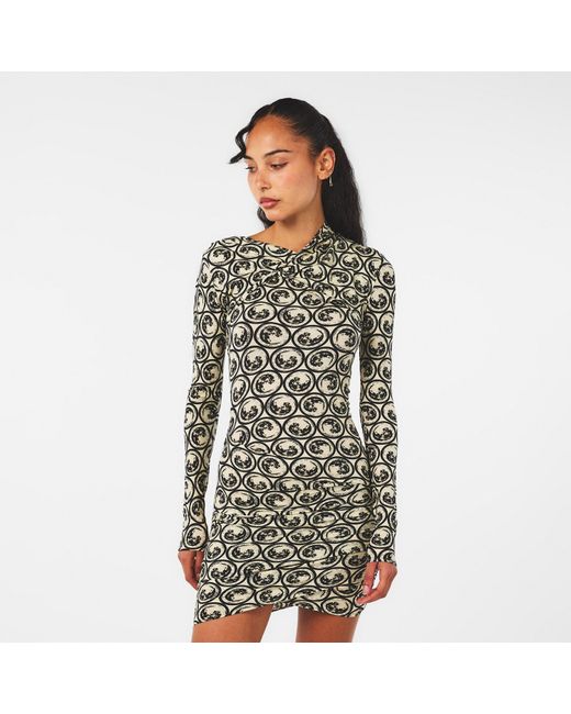 Off-White c/o Virgil Abloh Black Long Length Maxi Dress