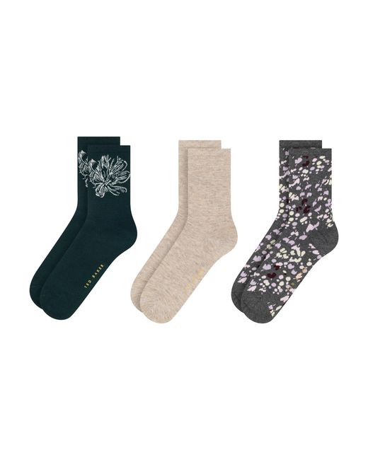Ted Baker Blue Crew Socks