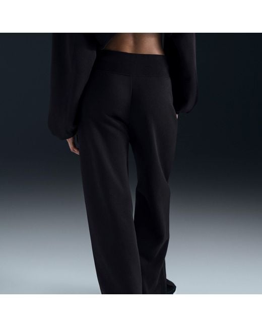 Nike Blue Sportswear Phoenix Fleece High-Waisted Wide-Leg Sweatpants