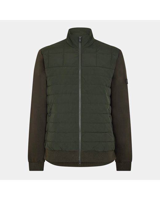 Barbour Green B.Intl Collins Quilted Jacket for men