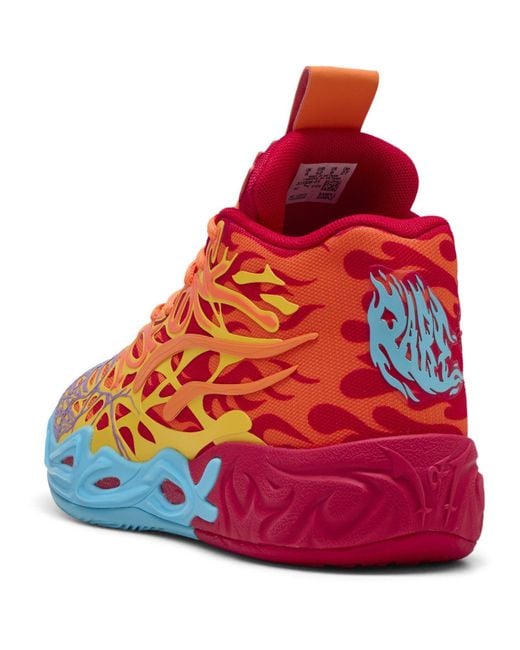 PUMA Orange Mb.04 Phoenix Basketball Trainers for men