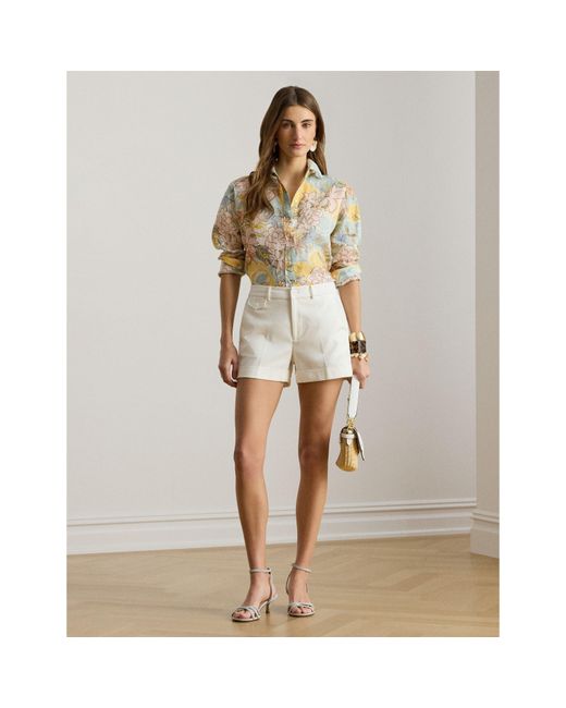 Ralph Lauren Metallic Long Sleeve Blouse