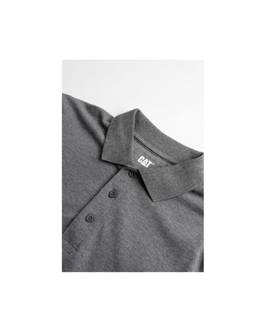 Caterpillar Gray Essentials Polo Shirt for men