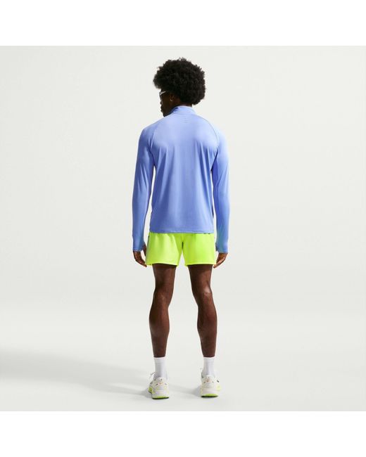 Nike Blue Stride Half Zip Top for men