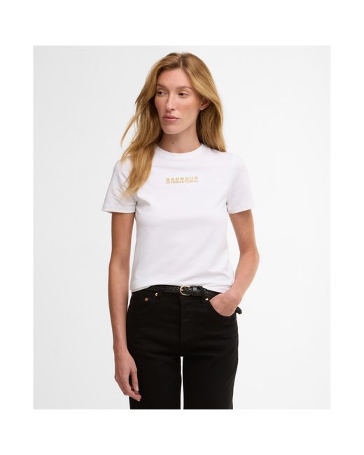 Barbour White Devin T-Shirt