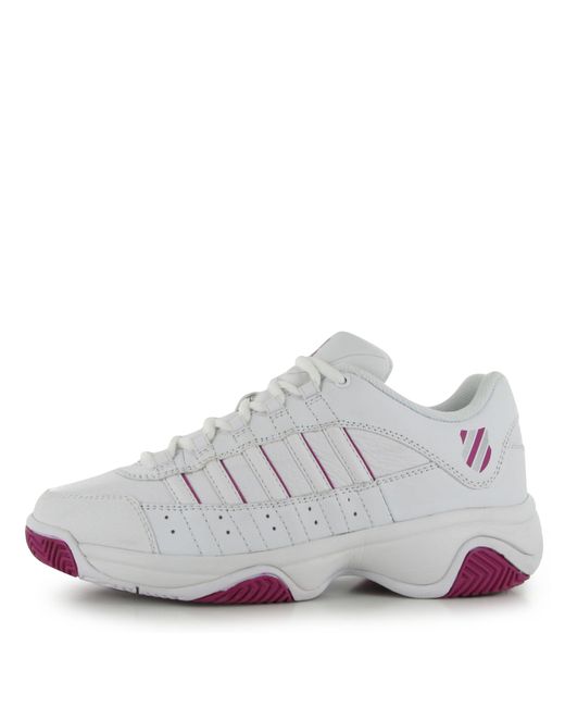 K-swiss White K Court Blast Ladies Tennis Shoes