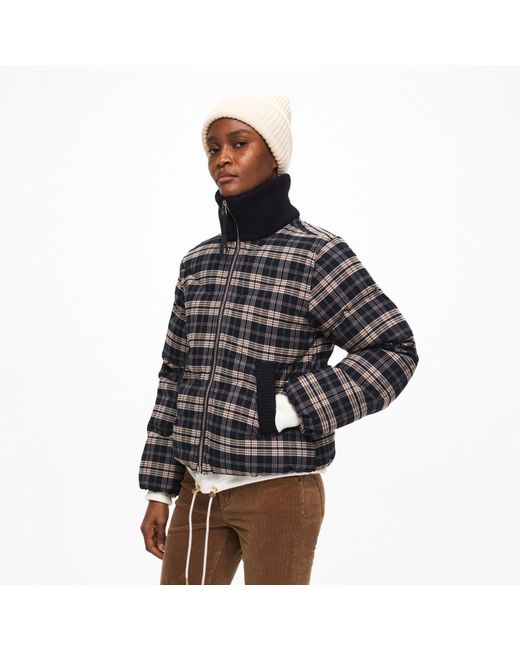 Varley Black Bryony Short Puffer Jacket
