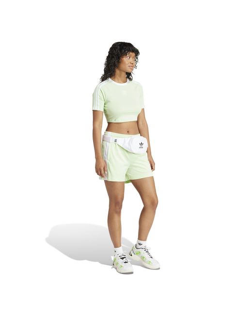 Adidas Originals Green Adibreak Woven Tracksuit Shorts