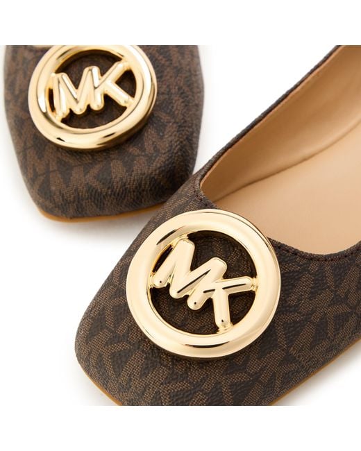 MICHAEL Michael Kors Brown Milan Ballet Pumps