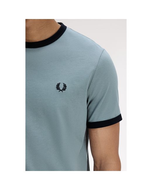 Fred Perry Blue Ringer T-shirt for men