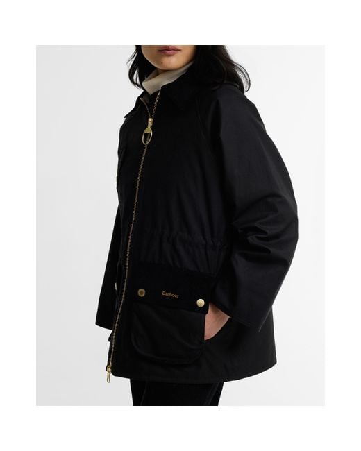 Barbour Black B.Li Treeton Wax Ld64