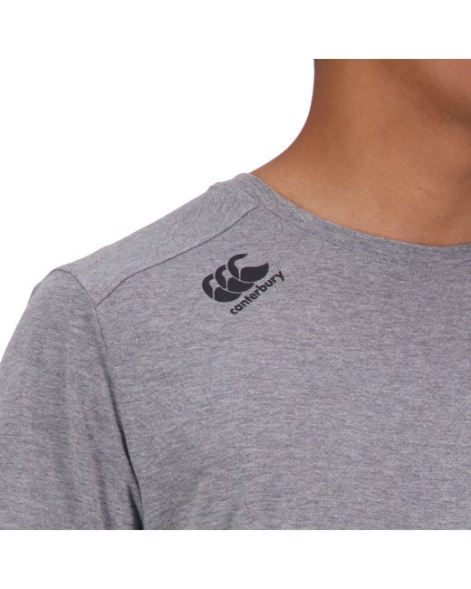Canterbury Gray Tempo T-Shirt Adults for men