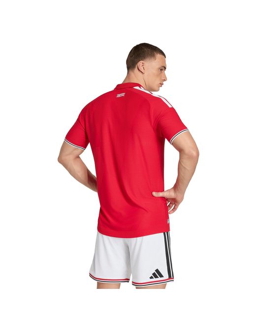 Adidas Red Manchester United Authentic Home Shirt 2026/27 for men