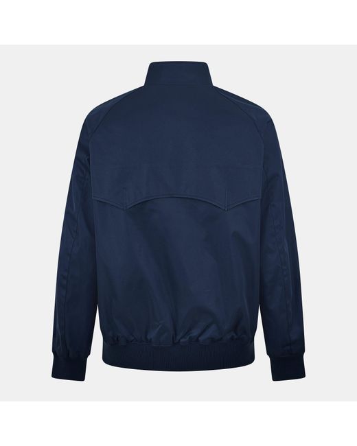 Aquascutum Blue Weather Resistant Harrington Jacket for men