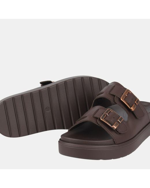 Biba Brown Two Strap Sandals