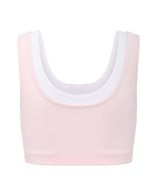 Usa Pro Pink Mock Layer Bra