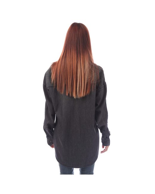 DIESEL Black Long-Sleeve Plain Shirt