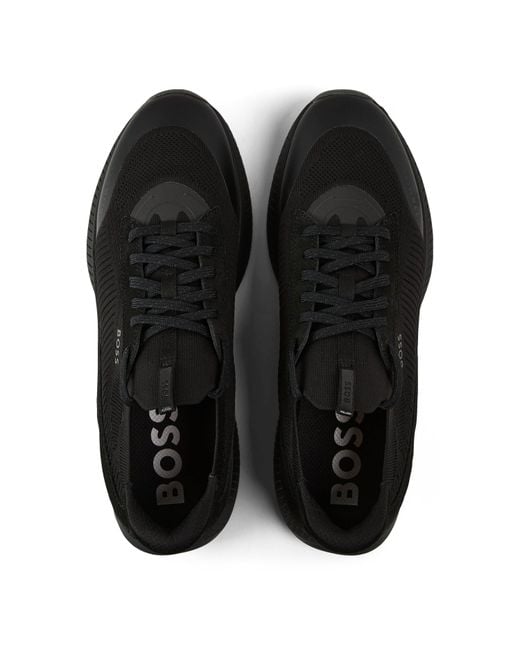 Boss Black Ttnm Evo Trainers With Signature Detailing for men