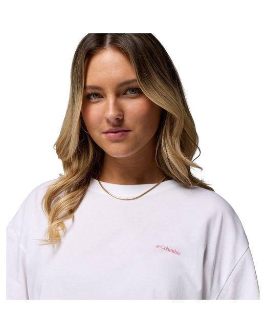 Columbia White Oversized T-Shirt