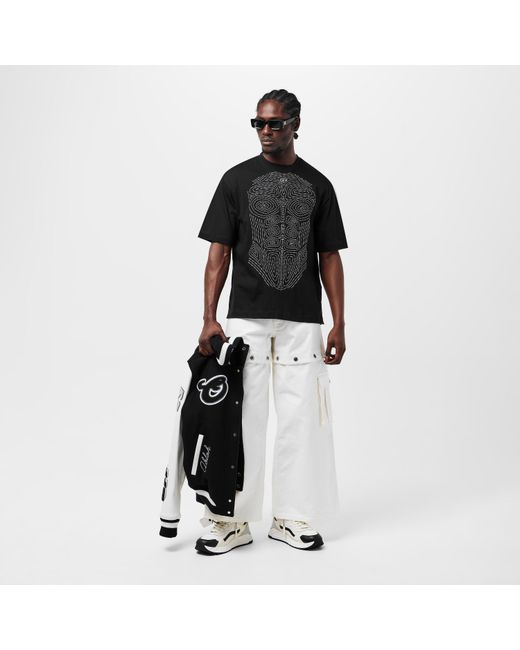 Off-White c/o Virgil Abloh Black Stitch Short Sleeve Contrast Stitch T-Shirt for men