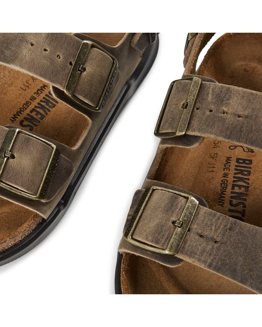 Birkenstock Brown Bstk Milano Lth/Oil Sn63 for men