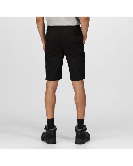 Regatta Black Pro Cargo Shorts for men