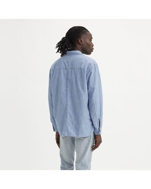 Levi's Blue Auburn Worker Shirt for men