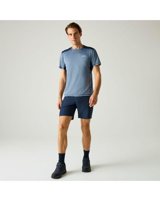 Regatta Blue Virda Lightweight T-Shirt for men