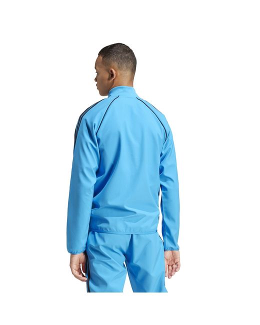 Adidas Originals Blue Sst Bonded Track Top for men