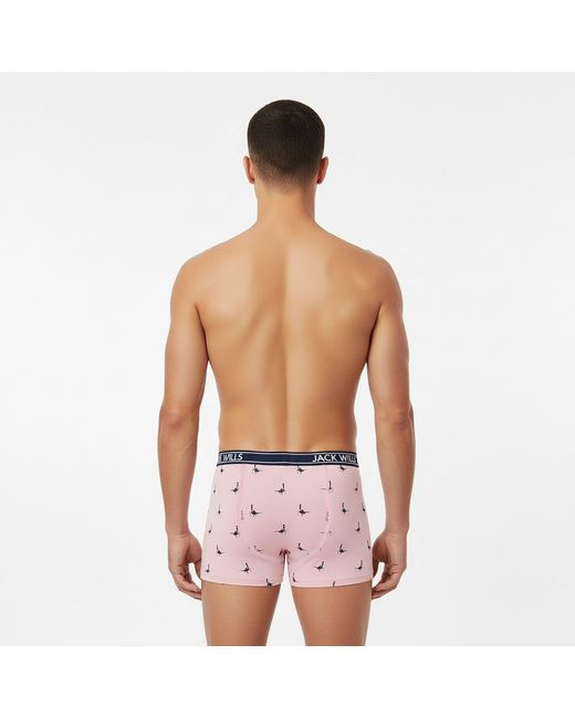 Jack Wills Blue Jw Daundley Boxers 3 Pack for men