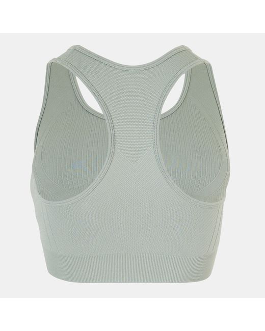 Usa Pro Green Up Seamless Crop Sports Bra