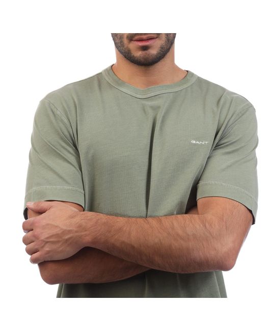 Gant Green Sunfaded T-Shirt for men