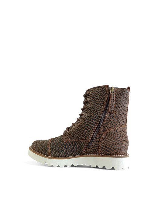 Firetrap Brown Lizzy Hiker Rugged Boots