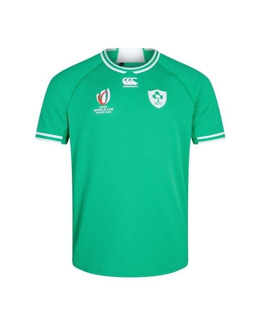 Canterbury Green Ireland Rugby Rwc Home Shirt 2023 2024 Adults for men
