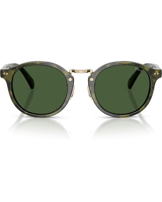 Polo Ralph Lauren Green 0Ph4230 Round Sunglasses for men