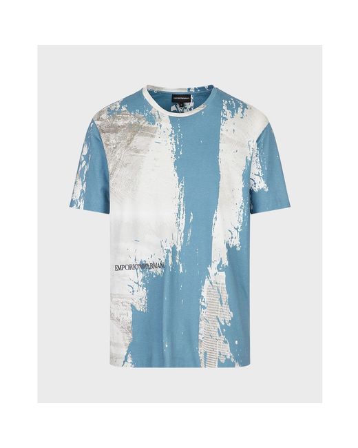 Emporio Armani Blue T-Shirt for men