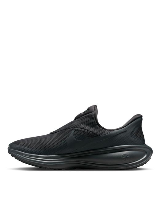 Nike Black Revolution 8 Easyon Running Shoe for men